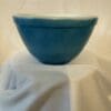 A bowl sitting on top of a table.