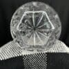 A glass plate with a pattern on it