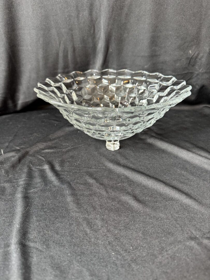 Fostoria "American" Pattern Glass Footed Bowl - Image 2
