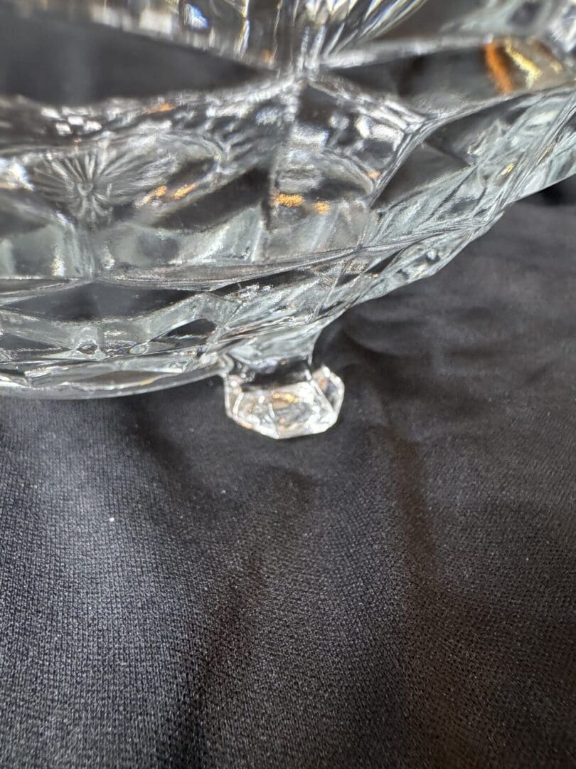 Fostoria "American" Pattern Glass Footed Bowl - Image 3