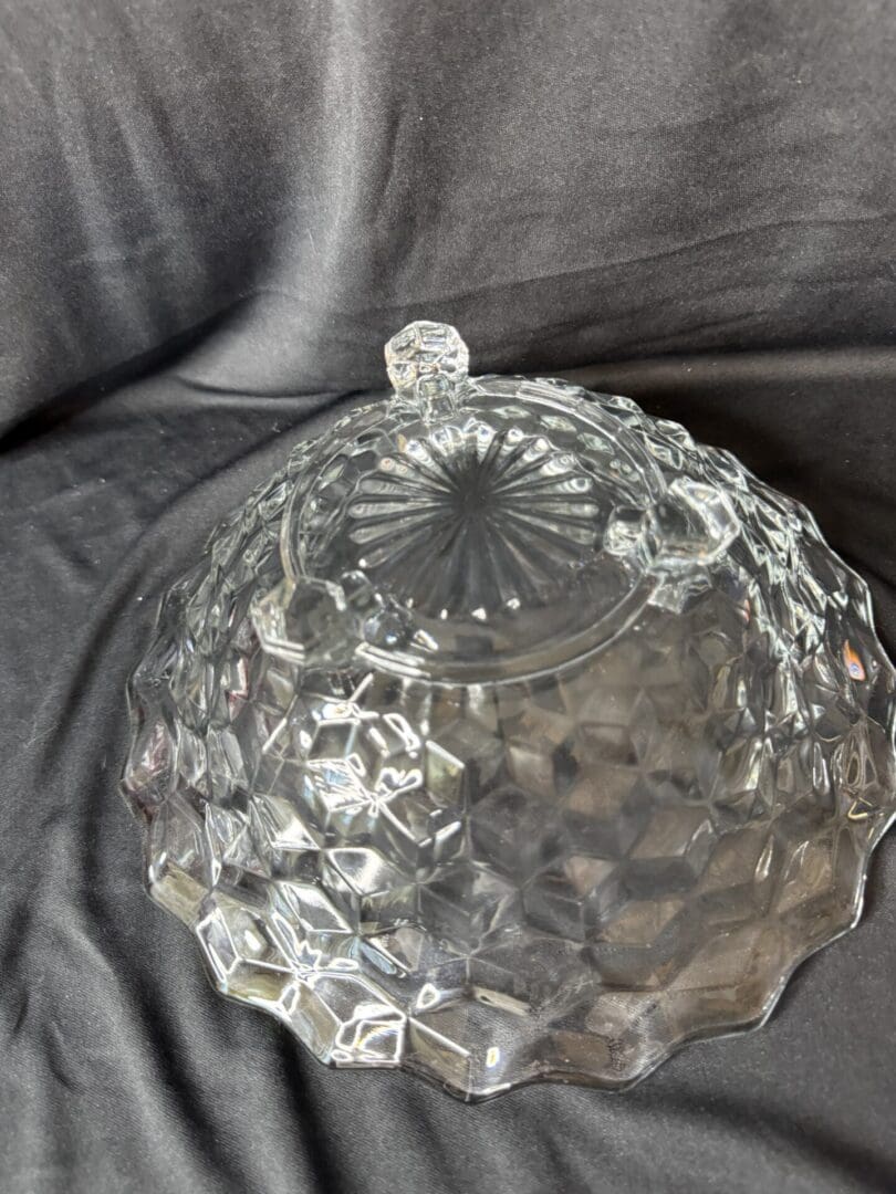Fostoria "American" Pattern Glass Footed Bowl - Image 4
