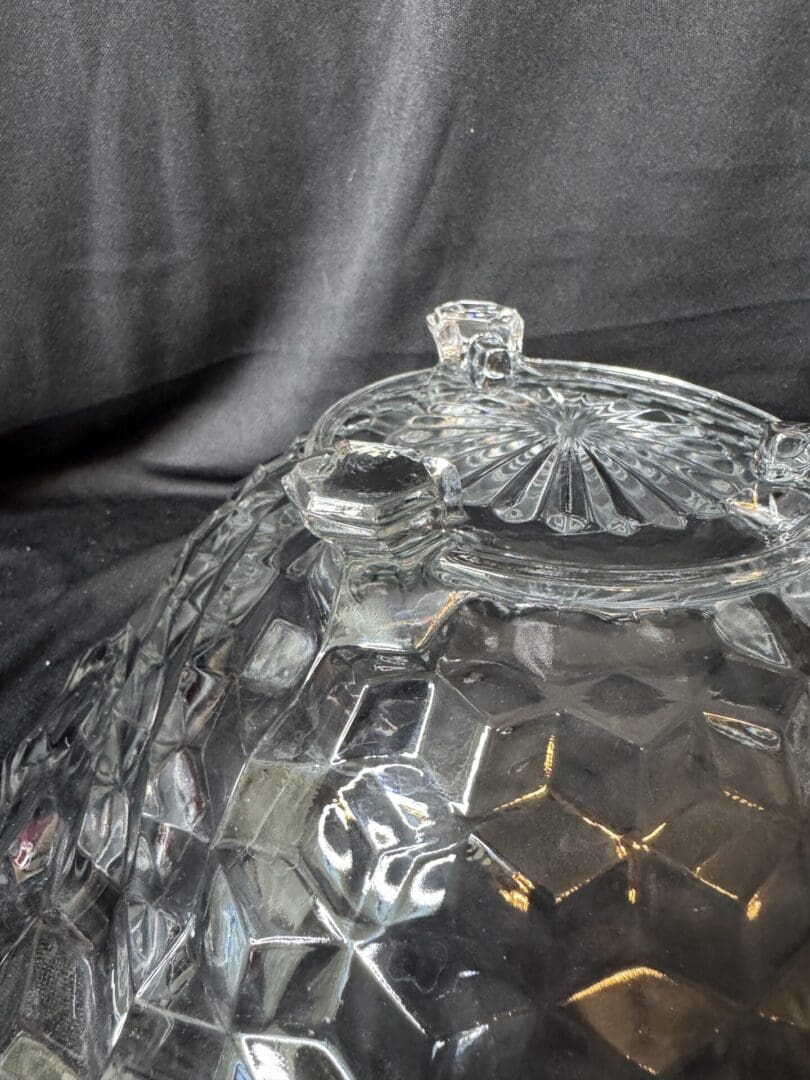 Fostoria "American" Pattern Glass Footed Bowl - Image 5