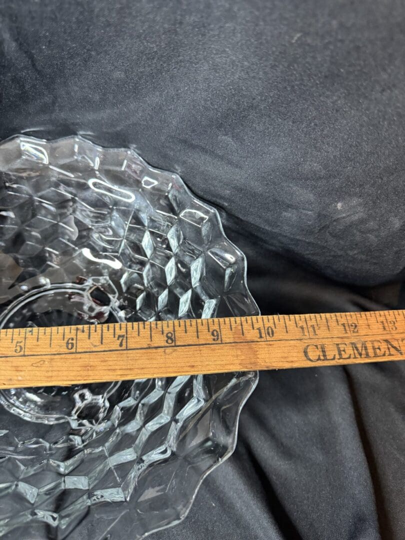 Fostoria "American" Pattern Glass Footed Bowl - Image 8