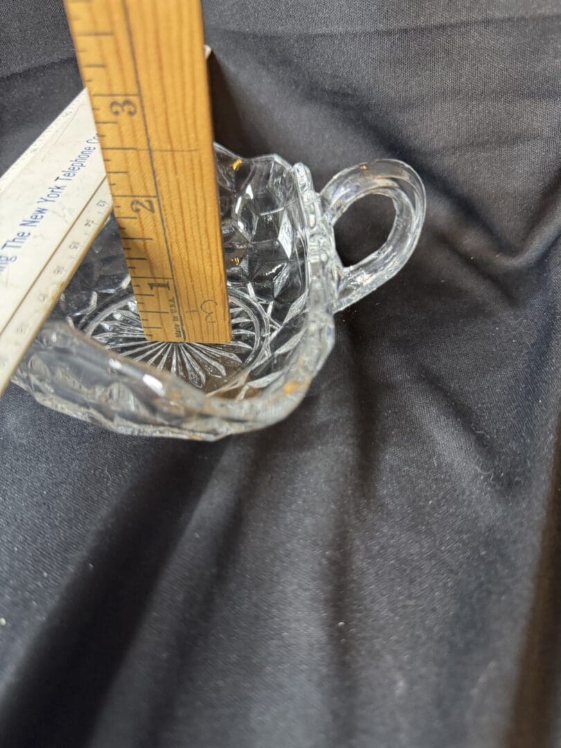 Vintage Triangular Nappy Dish by Fostoria - Image 6